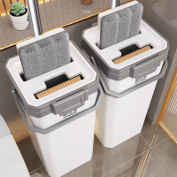 优利德(UNI-T) 洁仕宝 平板拖把 33cm面板+共2厚布[加高加厚桶+加粗加长杆]