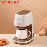 康佳(KONKA)KKFJ-2501M 美式咖啡机滴漏式咖啡机 家用小款胶囊咖啡机250ml 茶水分离茶咖两用干烧保护