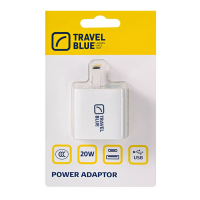 英国蓝旅Travel Blue电源适配器Type-C和USB-A双接口
