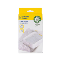 蓝旅(TRAVEL BLUE)衣物收纳袋旅行 出差旅游衣服内衣分类行李整理袋收纳包 黑色