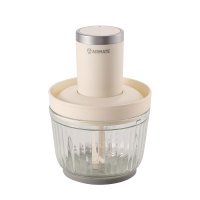 艾美特 可视绞肉机2L电动家用绞馅机 CLA2203B 米白色