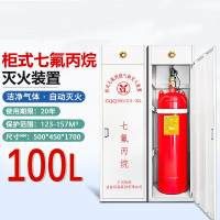 企乐丰 100L单柜式七氟丙烷气体灭火器装置 档案室自动灭火系统定制 含药剂