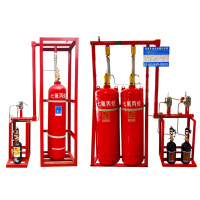 梅花 管网4.2七氟丙烷药剂灭火系统备压5.6管网气体自动灭火装置机房QMP46/4.2灭火剂瓶组