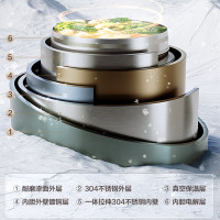 苏泊尔(SUPOR)保温饭盒大容量三层 [玉石绿]