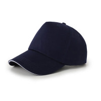 中锐智采 鸭舌帽棉质棒球帽 1顶 (无防撞帽衬 ) 10顶起订 L 深蓝色
