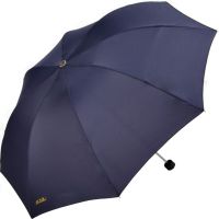 天堂伞 钢杆钢骨三折晴雨伞商务伞57CMx8骨 307E藏青纯色
