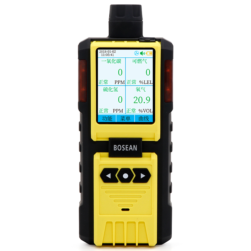 保时安 K-600便携泵吸四合一检测仪TVOC/NH3/H2S/O2
