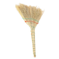 卫洋 高粱植物家用扫把 单个芒草扫帚 环卫学校办公室酒店用笤帚 普通脱壳高粱扫把