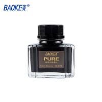 宝克钢笔墨水 钢笔专用通用墨水 黑色碳素钢笔水 高级颜料型黑色墨水 40ml玻璃装 MS214