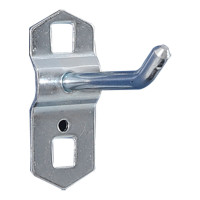 龙之泰 洞洞板挂钩五金工具板挂钩方孔板挂钩工具柜挂钩 单斜挂钩50mm