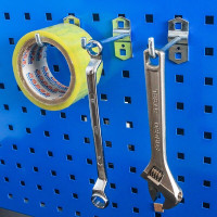 震冉 物料架挂钩方孔挂板挂钩洞洞板挂钩工具架挂钩 单直钩50mm