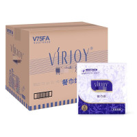 唯洁雅 V75FA 唯洁雅2层餐巾纸 (275x275mm张)x50张/包72包/箱