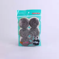 茶花(CHAHUA) 不锈钢清洁球钢丝球6个1包