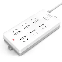 得力(deli) 18168-03 18168-03 插座插排插线板接线板排插 拖线板 新国标得力6组合孔 3米