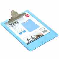 得力(deli) 9252 A4板夹书写垫板 文件夹板 板夹 写字板夹 浅蓝色