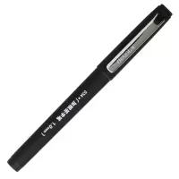 得力(deli) S34 中性笔1.0mm 加粗中性笔 签字笔 办公用品 黑色 12支/盒