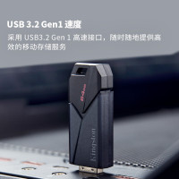 金士顿(Kingston)64GB USB3.2 Gen1 U盘 DTXON 大容量U盘 滑盖设计 时尚便携