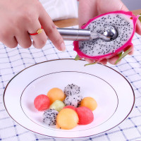 吃水果神器 挖球器挖水果勺子造型圆勺子多功能 [双向圆头]