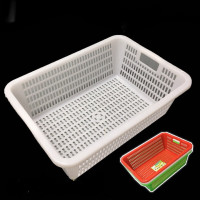 塑料筐 加厚厨房酒店家用洗菜篮子沥水框55*40*28