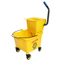 榨水车拖把桶 拖地商用酒店保洁墩布压水挤水柞水车