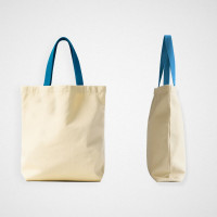 帆布袋竖款 含内衬飘带可拆卸