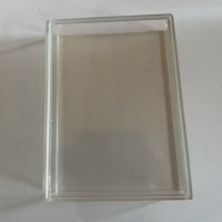 PGM 创意酒店用品亚克力烟盒20支装男女士商务透明烟具塑料防尘收纳盒/细支烟盒一起