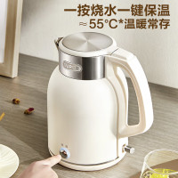 苏泊尔(SUPOR) SW-20J01P 墩墩大容量电水壶热水壶 2L无缝内胆电热水壶316L不锈钢烧水壶 一键保温恒温