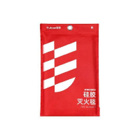 援邦 MJT 1500x1500mm 硅胶涂层 玻纤灭火毯袋装-1.5*1.5