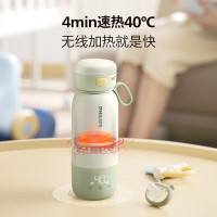 飞利浦(PHILIPS)电热水杯 泡奶杯无线便携恒温杯AWP2770 奶油杏 0.32L