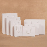 礼品袋 白卡纸30*10*40cm(竖款)白卡纸大号