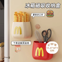 冰箱磁吸收纳盒[两个装]置物架 收纳壁挂厨房用品门后玄关置物