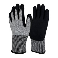 绥禧 13针HPPE防切割丁腈磨砂手套 1双/袋 10袋/包 1包