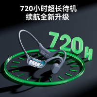 飞利浦 骨传导蓝牙耳机高端降噪 TAA6609C黑色