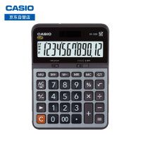 卡西欧(CASIO)DX-120B商务计算器 大型机 桌面办公灰色无声款