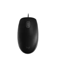 罗技(Logitech) M110 鼠标 有线鼠标 办公鼠标 轻音鼠标 对称鼠标 黑色