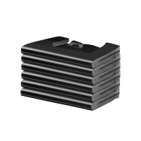 加磅 背心式垃圾袋塑料袋分类垃圾桶手提垃圾袋 加厚大号[特厚4丝手提款]100只 60*70cm[适合25L方桶]