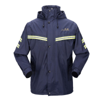 天堂伞 雨衣雨裤 分体套装电动车电瓶车摩托车前后侧面夜光条男女款双层雨披 春亚纺