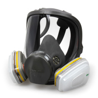 3M 6800配6057 防毒全面具防尘毒七件套多功能防护氯气氯化氢口罩 夏季透气口罩 全面具配6057七件套