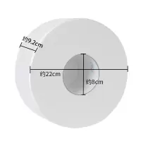 心相印(Mind Act Upon Mind)ZB016 商用两层240米大盘纸卫生纸 12卷/箱
