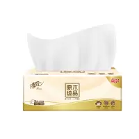 清风清风抽纸原木纯品BR43NC3层110抽1提4包 12提/箱