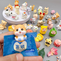 迷你动物盲袋小学生奖励礼品创意盲盒玩具模型摆件幼儿园伴手礼物 80个 独立盲袋 不重复