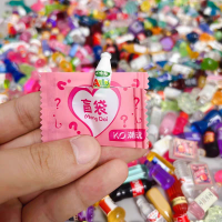 迷你小瓶子盲袋小酒瓶摆件小饮料玩具diy小夜灯配件饮料瓶汽车 100个