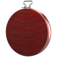 铁木菜板 家用圆形实木砧板 抗菌防霉整木案板大号刀板加厚 直径33cm厚度5cm