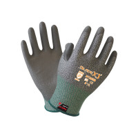 赛立特安全 1副装防切割手套 耐磨防滑汽车五金装配劳保手套 N10658 麻灰色 8/M码