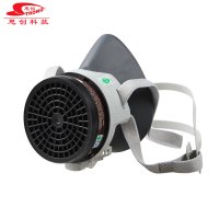 思创科技 防毒面具 橡胶面罩防化工喷漆酸碱 ST-FDX