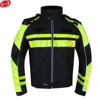 谋福CNMF交通执勤服 行政制服 春秋摩托车骑行服套装 赛车服 防摔夹克机车服(QX05 3XL 180-185)854