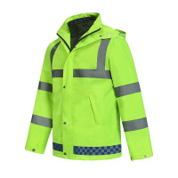 谋福CNMF反光警示雨衣YGLMF05 单独上衣4XL-190 8014