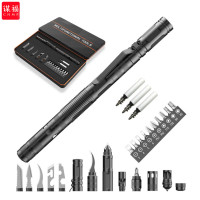 谋福(CNMF)400 多功能战术笔手电笔破窗锤户外工具自卫求生哨螺丝刀(多功能战术笔手电笔破窗锤)
