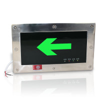 谋福(CNMF)482不锈钢埋地消防应急指示灯 疏散通道安全标志灯具 (地面嵌入式指示灯 长方形24V款)