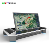 洛菲特(lofit)110英寸电子沙盘三维数字沙盘地理与态势信息系统可升降触控大屏(纯硬件) LFT110SP-DP1